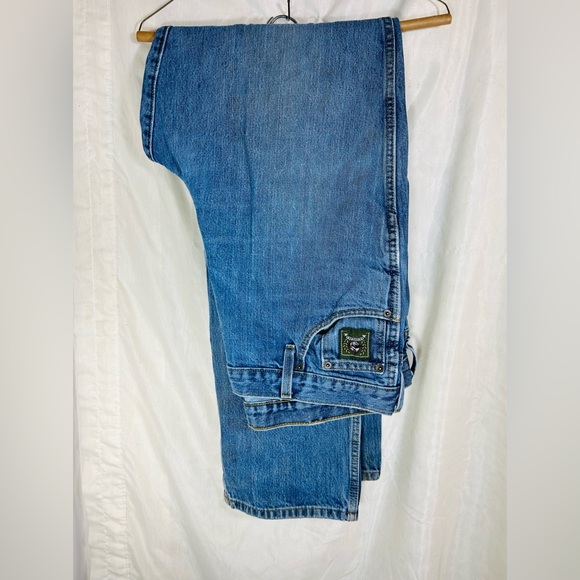 Cinch Green Label Relaxed Fit Tapered Leg 13” Rise Preowned. - Picture 2 of 6
